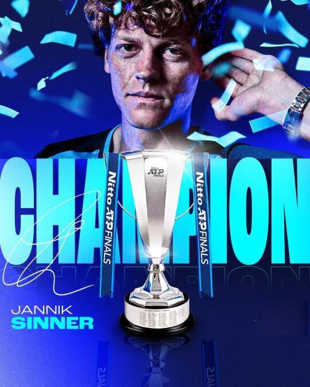 ATP总决赛力克蒙特卡洛大师赛，辛纳统治全场